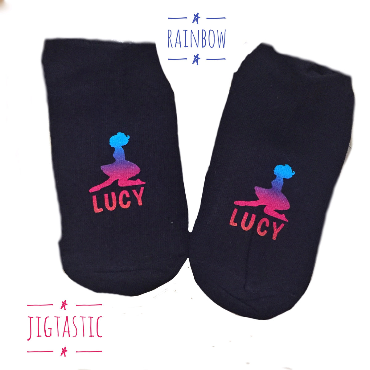 Personalised Irish Dance Socks for younger girls – Sweet & Sassy  Personalised