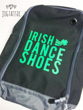 IRISH DANCE SHOES ZIPPED BAG: CHOICE OF COLOURS (READY TO SHIP)