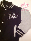 LOVE GYMNASTICS FULL ON BLING VARSITY JACKET