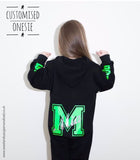 FLIPTASTIC MONOGRAM ONESIE