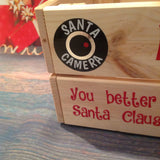 SANTA CAMERA CHRISTMAS CRATE