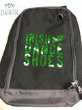 IRISH DANCE SHOES ZIPPED BAG: CHOICE OF COLOURS (READY TO SHIP)