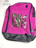 IRISH DANCE SHOES ZIPPED BAG: CHOICE OF COLOURS (READY TO SHIP)