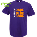 Dare to be Rare Kids Albinism Awareness T-Shirt