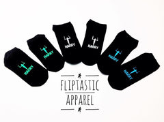 Boys Personalised MAG 'RINGS' Trainer Socks