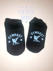 GYMNAST Boys Black Trainer Socks