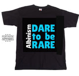 Dare to be Rare Kids Albinism Awareness T-Shirt