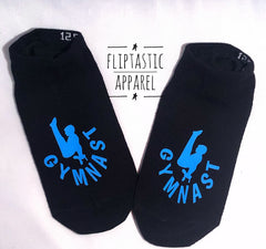 Boys GYMNAST Black Trainer Socks