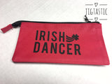 Irish Dancer Red Pencil Case - Ready to Ship
