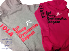 EAT SLEEP HORSE RIDING REPEAT ONESIE