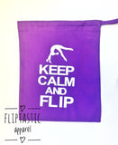 KEEP CALM AND FLIP GRIP BAG